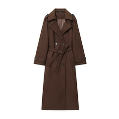 Classic Double Breasted Trench Coat