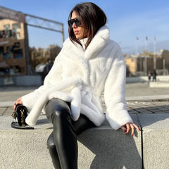 Fur Coat Collared