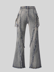 Street Tide Brand Waste Soil Cargo Jeans