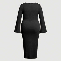 Slim Fit Sheath Sexy Cutout Dress
