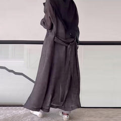 Western Slimming Trench Coat