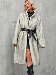 Long Faux Fur Coat