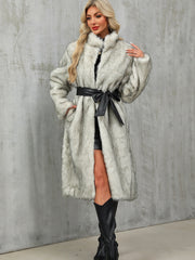 Long Faux Fur Coat