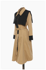 Shawl Irregular Asymmetric Cutting Stitching