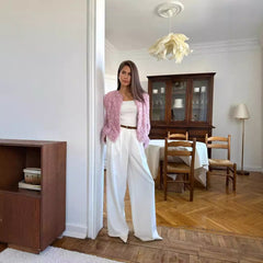 Fall Winter Tassel tTop Skirt Sets