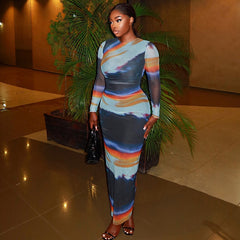 Printing Slim Fit Dress