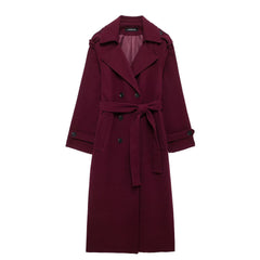 Classic Double Breasted Trench Coat