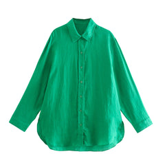 Loose Single-Breasted Shirt