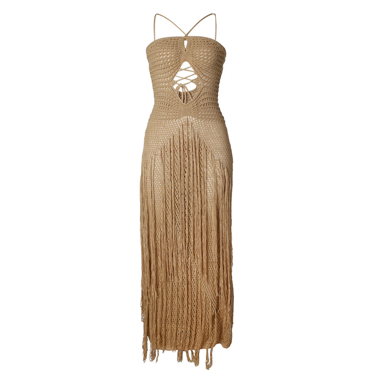 Hollow Out Cutout Bikini Cover Dress