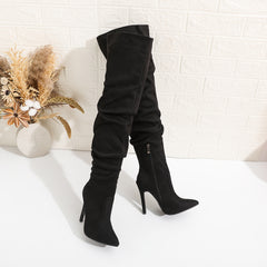 High Leg Suede Boot