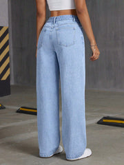 Rhinestone Butterfly Jeans