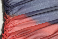 Neck Pullover Long Sleeve Split Pleated Dress