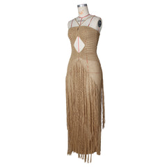 Hollow Out Cutout Bikini Cover Dress