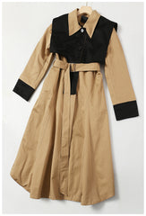 Shawl Irregular Asymmetric Cutting Stitching