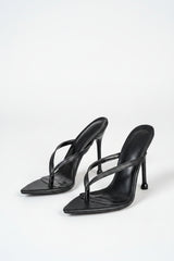 Sandals High Heel Stiletto Slip On Pointed Toe