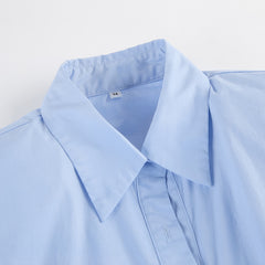 Office Cotton Shirt Long Sleeved Top