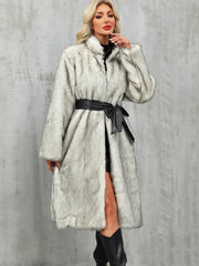 Long Faux Fur Coat
