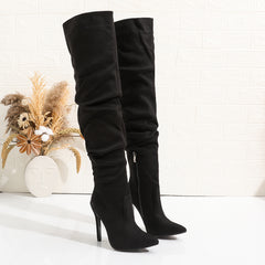 High Leg Suede Boot