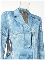 Cowboy Graffiti Outfit Blazer