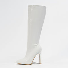 Thick Heel Toe Boots